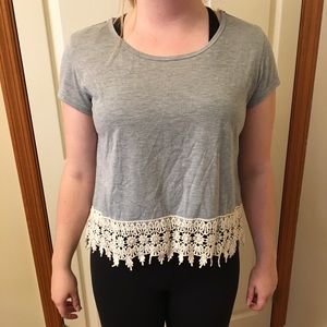 Gray shirt